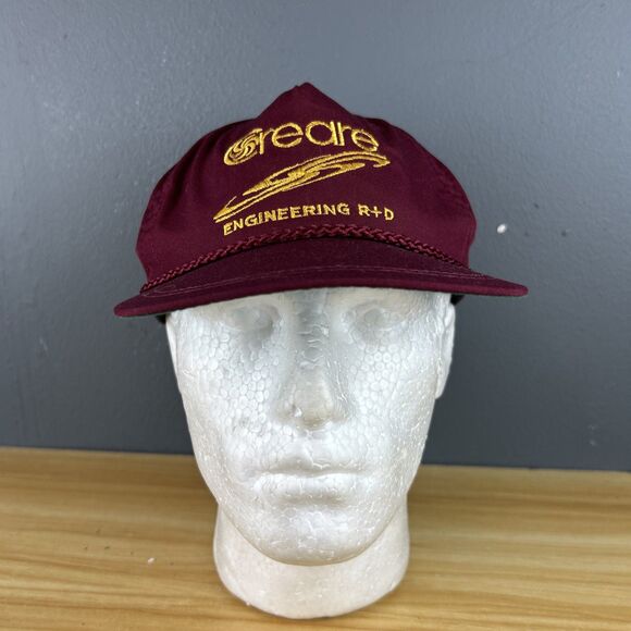 Vintage Creare Engineering Adjustable Cap Hat Made In USA imperial headgear - Picture 2 of 11